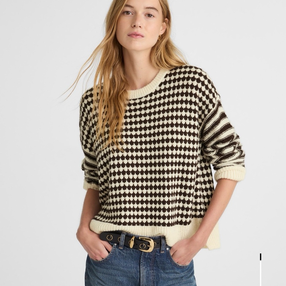 Madewell Mixed Stripe Pullover Sweater
